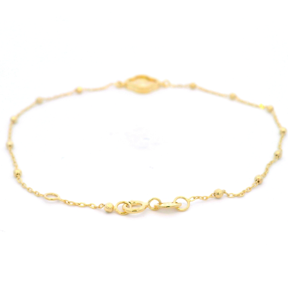 Rainbow Petal Bracelet In Yellow Gold