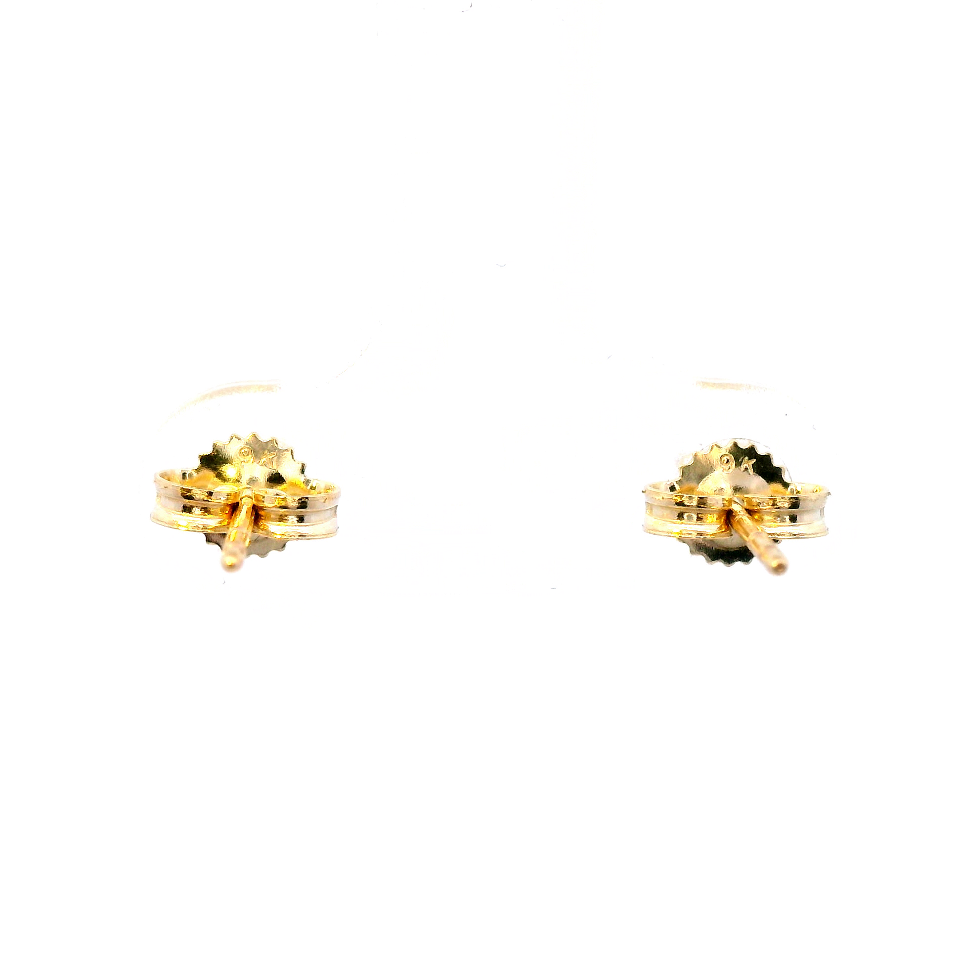 Gold Solitaire Lab Grown Diamond Studs