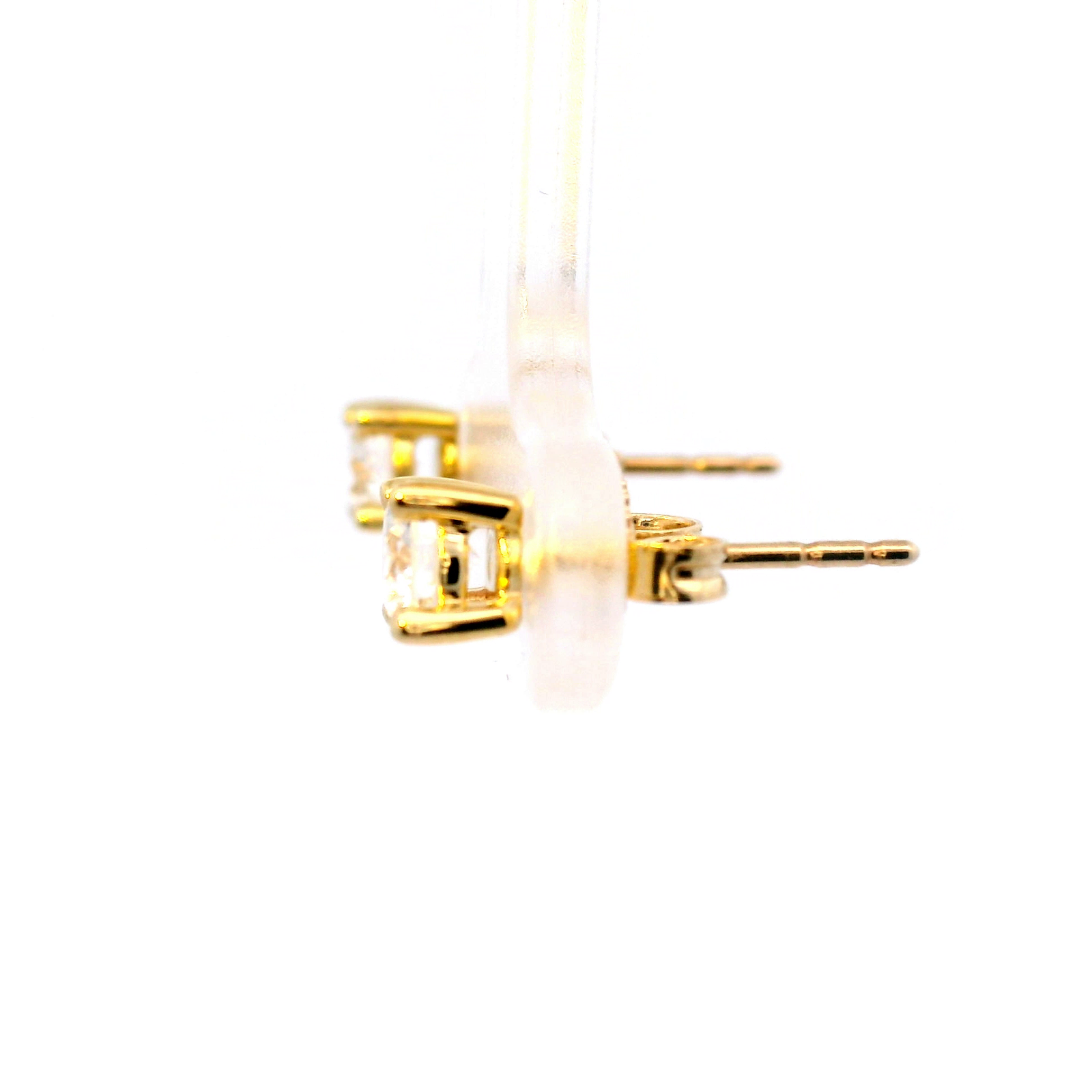 Lab Grown Diamond Earrings in 9K Yellow Gold