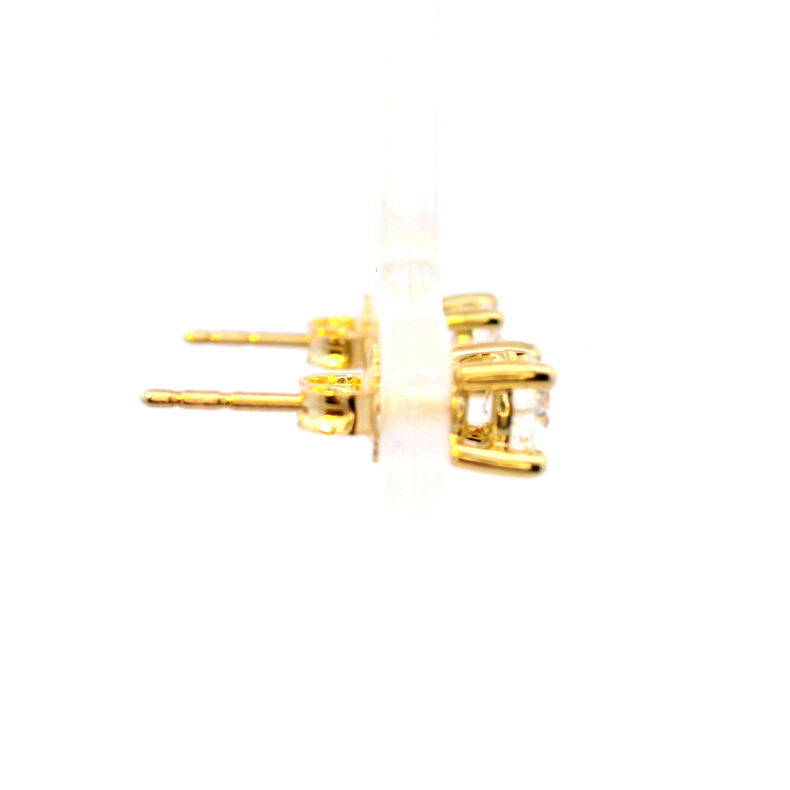 Lab Grown Diamond Earrings in 9K Yellow Gold