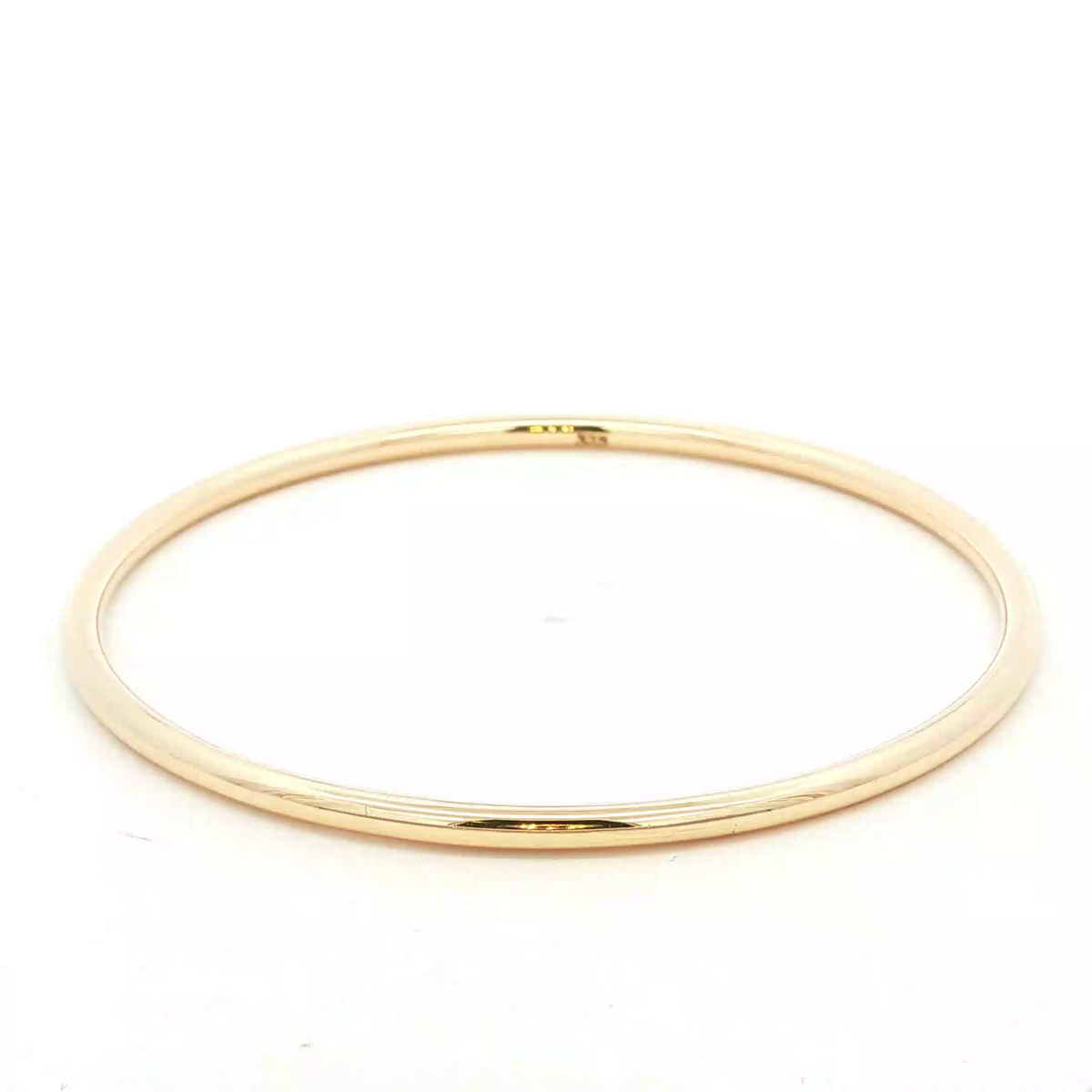 3mm Golf Bangle in 9 Carat Yellow Gold