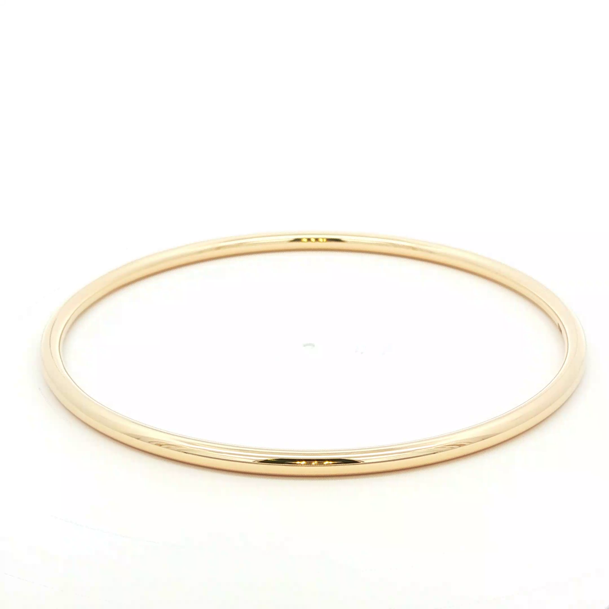 3mm Golf Bangle in 9 Carat Yellow Gold