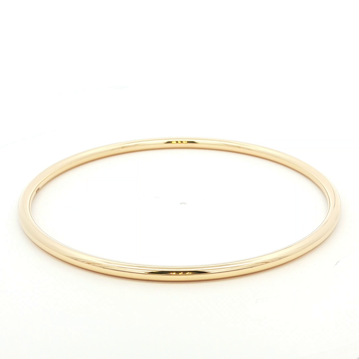 3mm Golf Bangle in 9 Carat Yellow Gold