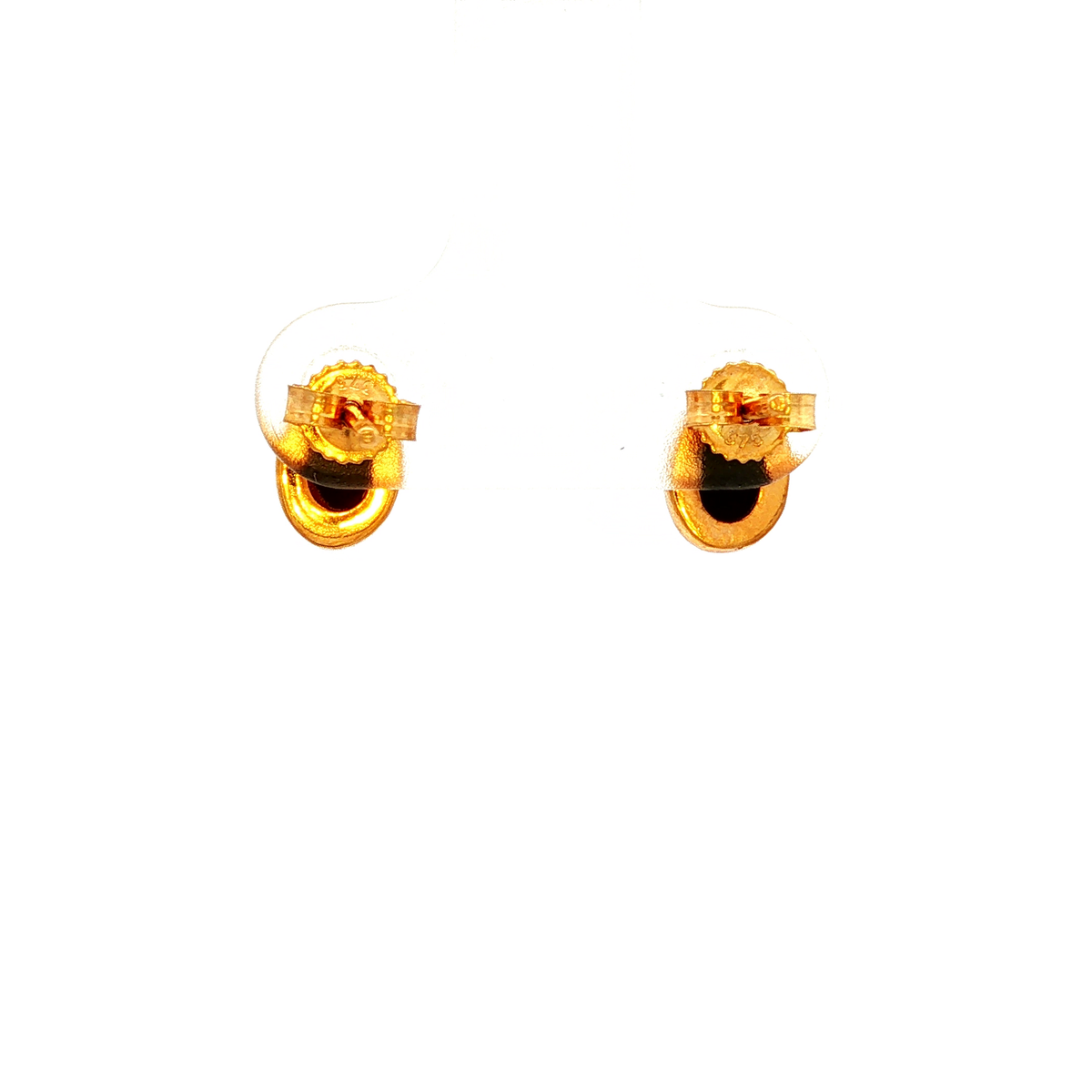 Opal Triplet Earrings in Yellow Gold