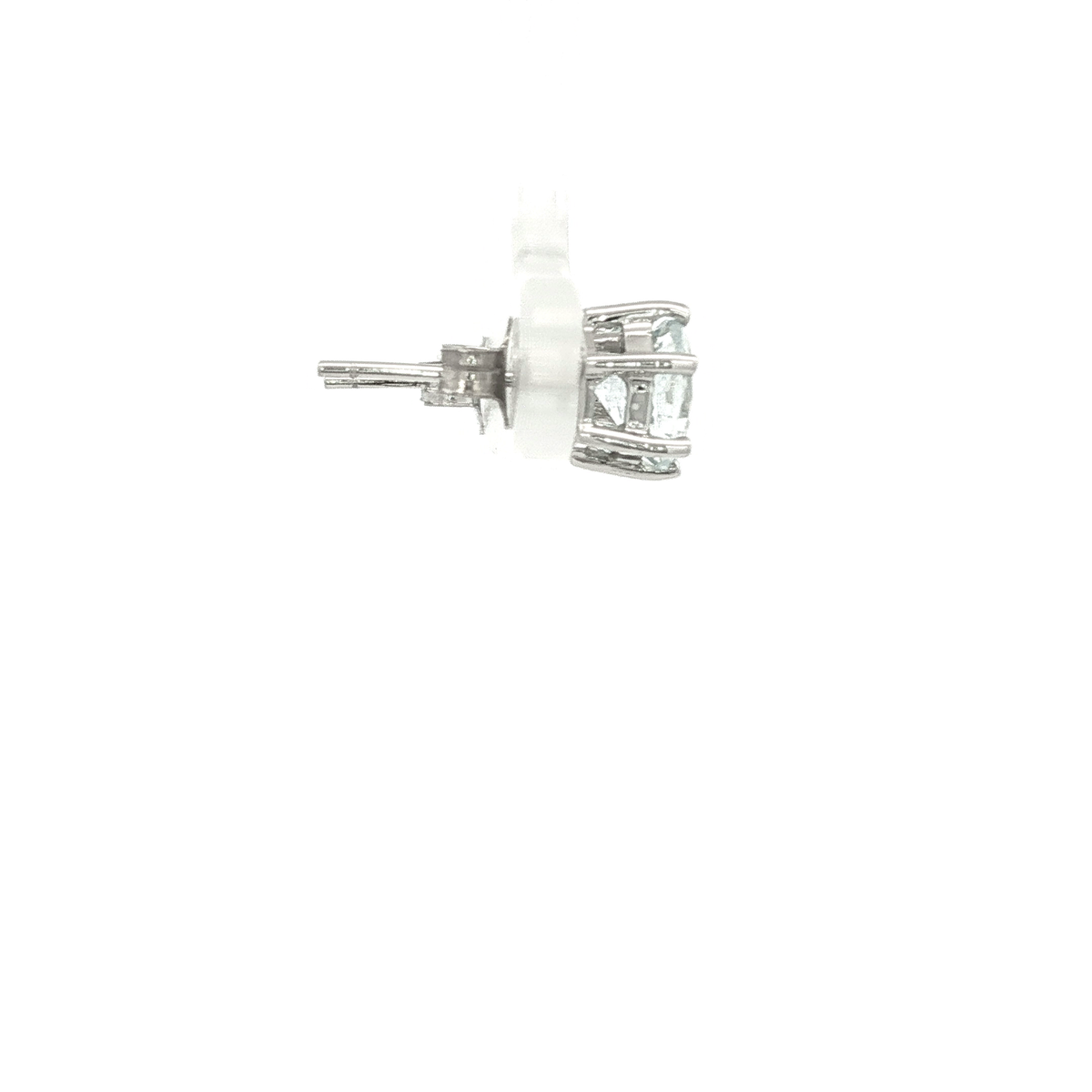 Classic Diamond Stud Earrings in White Gold