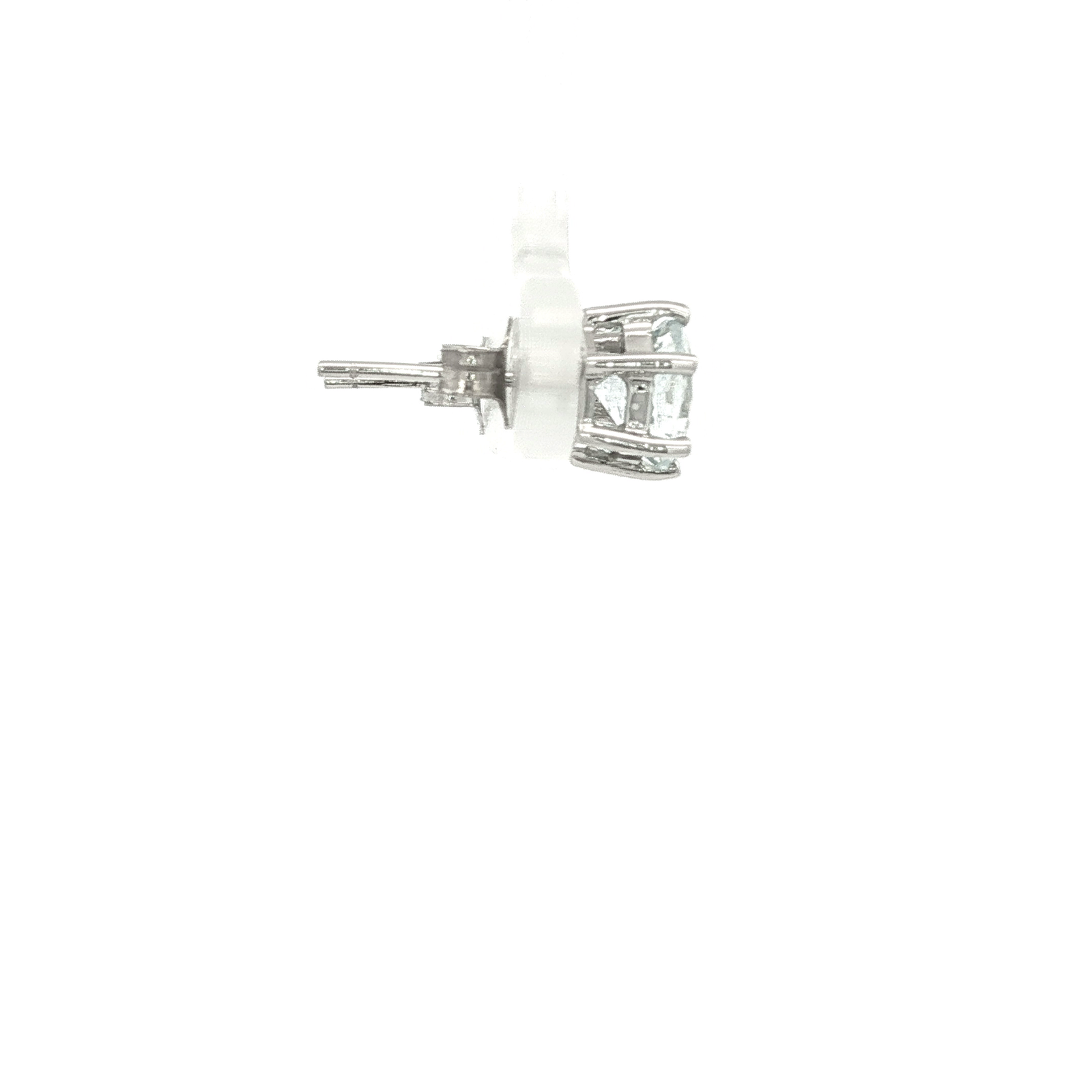 Classic Diamond Stud Earrings in White Gold