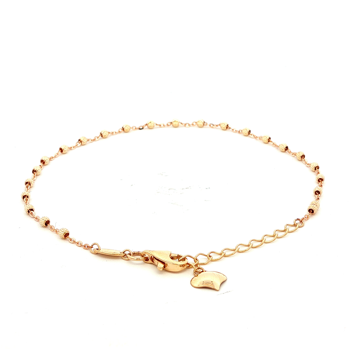 Diamond Cut Balls Bracelet in Yellow Gold