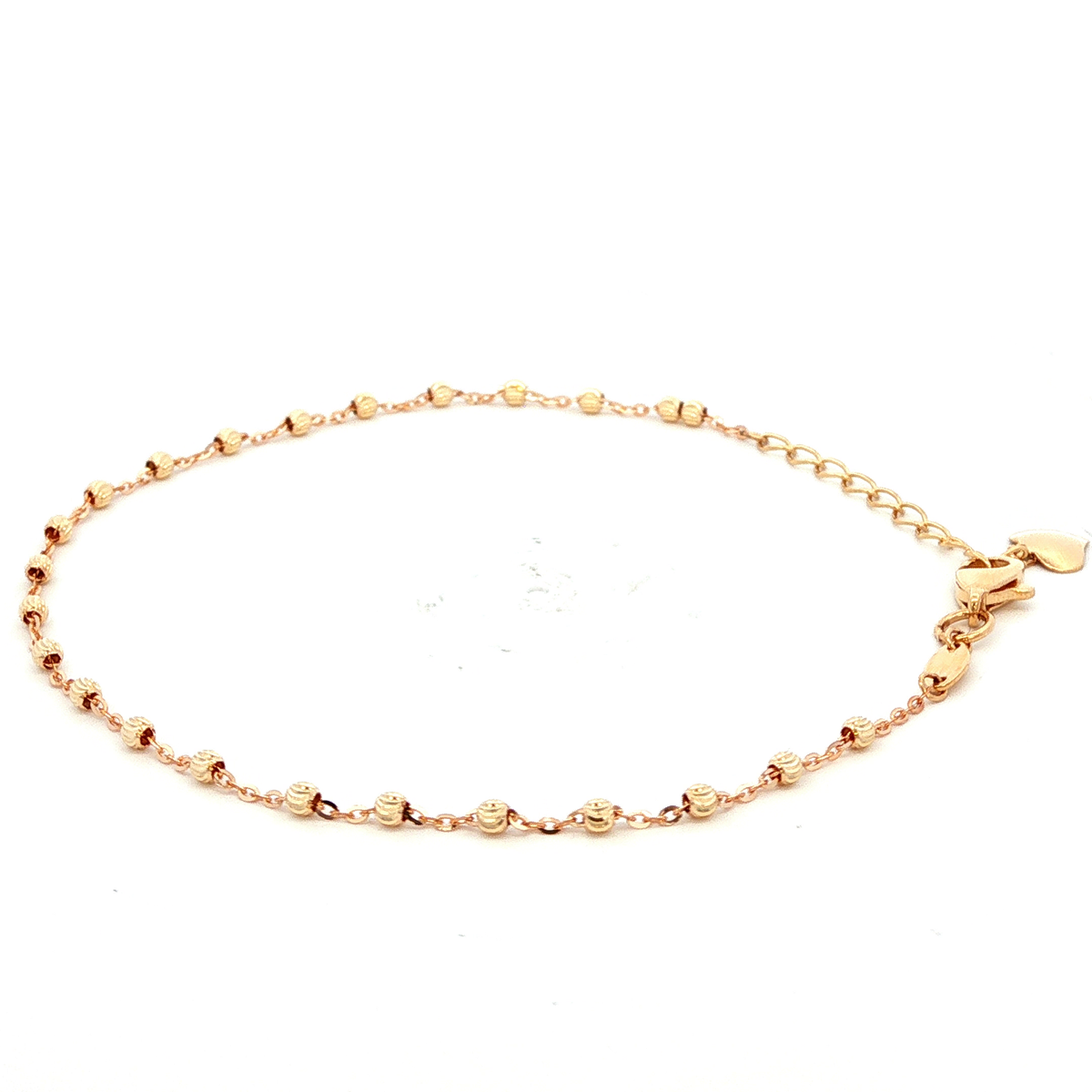 Diamond Cut Balls Bracelet in Yellow Gold