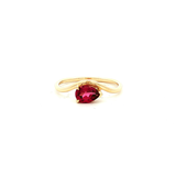 Rhodilite Garnet Dress Ring in Yellow Gold