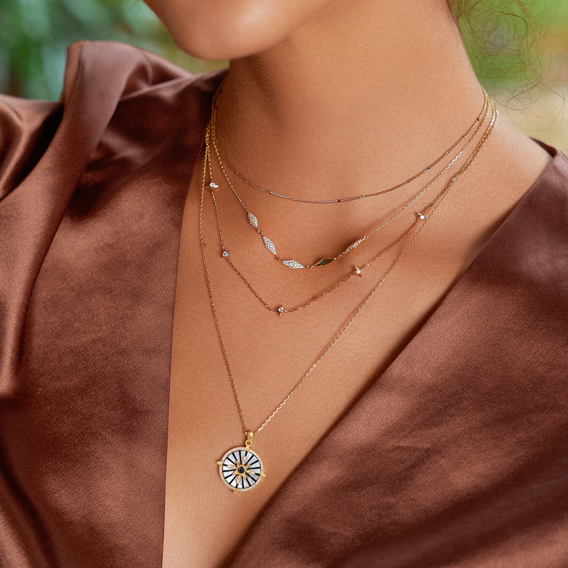 #4A DUSK SIL SPHERES CHAIN N/L 40+7.5cm