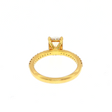 18 Carat Yellow Gold Diamond Dress Ring