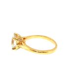 Engagement Ring Above Love Lab Grown Solitaire Diamond