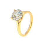 Engagement Ring Above Love Lab Grown Solitaire Diamond