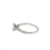 Pear Cut Diamond Set in White Gold