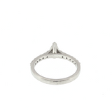 Pear Cut Diamond Set in White Gold
