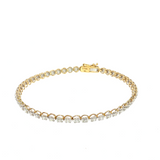 Tennis Bracelet with Round Brilliant Cut Diamonds