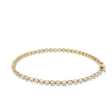Tennis Bracelet with Round Brilliant Cut Diamonds