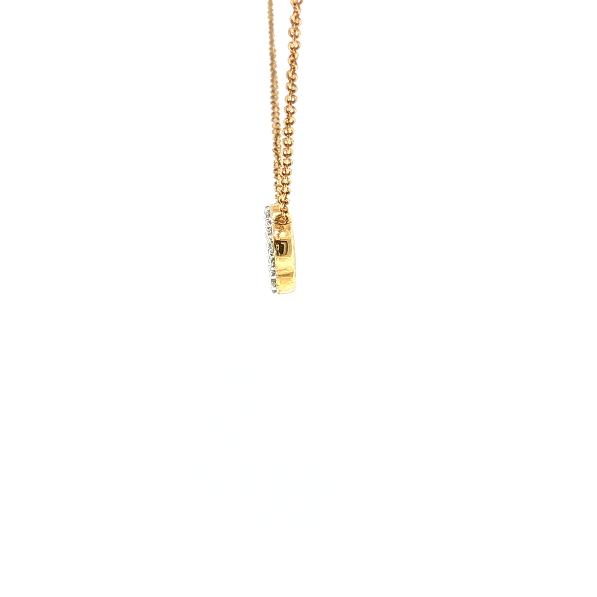 Classic Solitaire Pendant Necklace in Yellow Gold