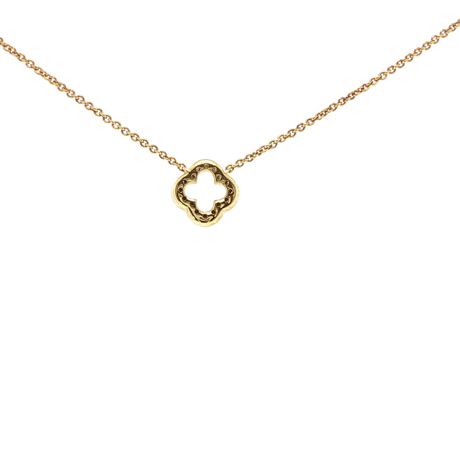 Classic Solitaire Pendant Necklace in Yellow Gold