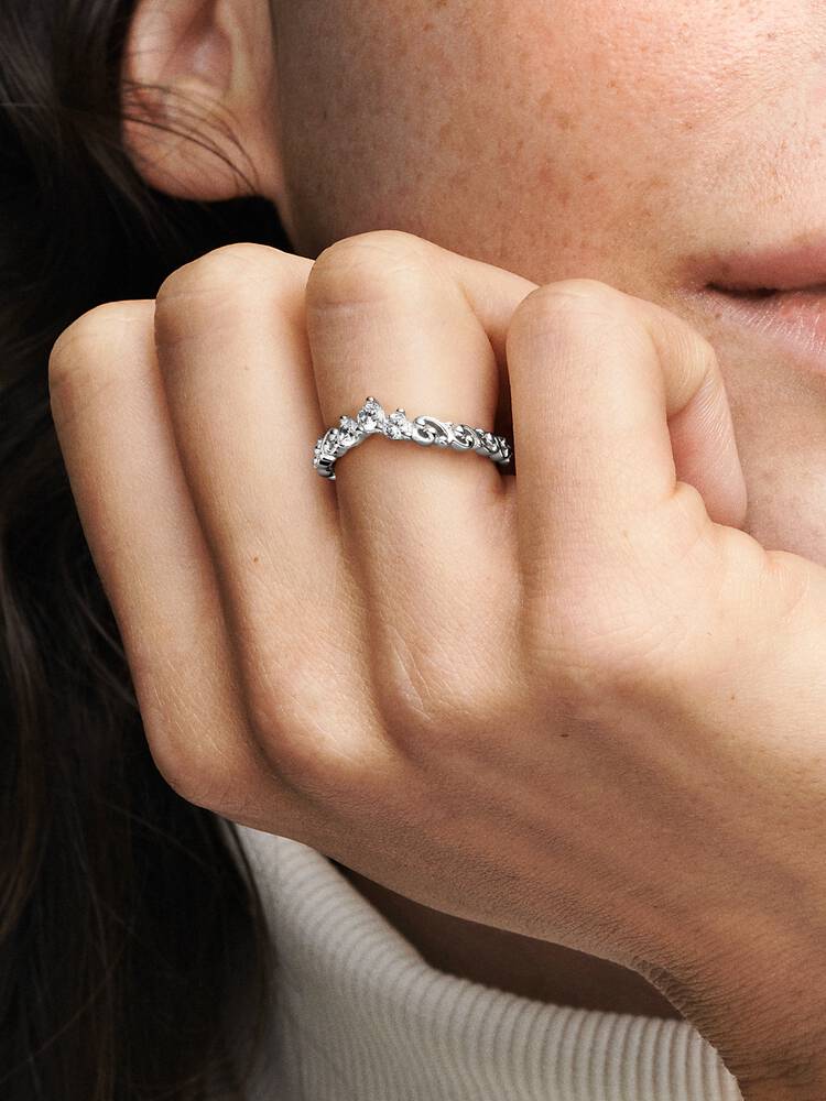 Pandora Regal Swirl Tiara Ring