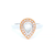 Argyle Pink Diamond Dress Ring in White Gold