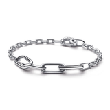 Sterling silver link bracelet
