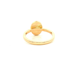Oval Maze Ring in Yellow Gold
