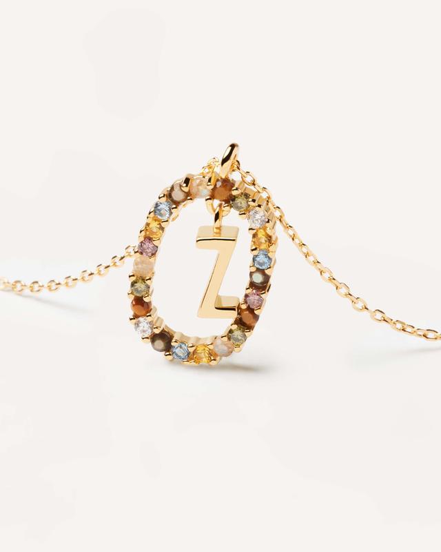 PDPAOLA Letters 2021 Z Necklace