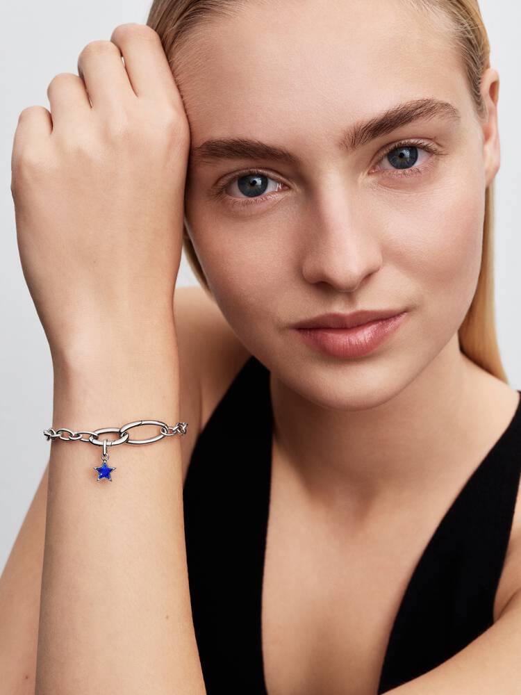 Pandora Blue Star Pendant Mini Charm
