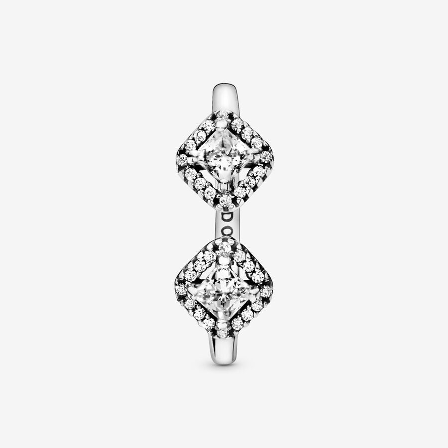 Pandora Square Sparkle Open Ring