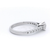 Round Brilliant Cut Diamond Ring Set in White Gold