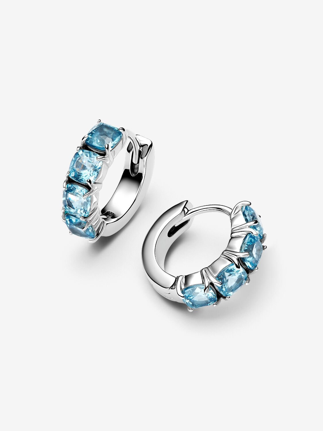 Pandora Light Blue Hoop Earrings