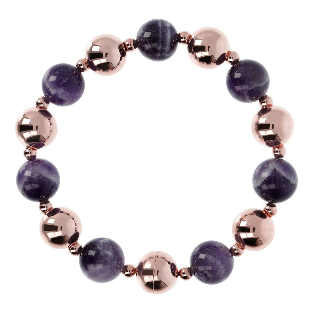 BronzeAllure Stone Bead Bracelet
