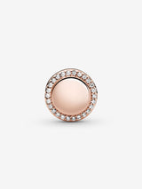 Pandora Engravable Sparkling Button Charm