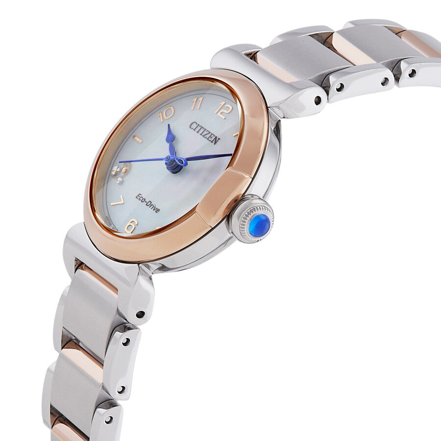 Citizen L Mae White Mother of Pearl Dial Ladies Watch