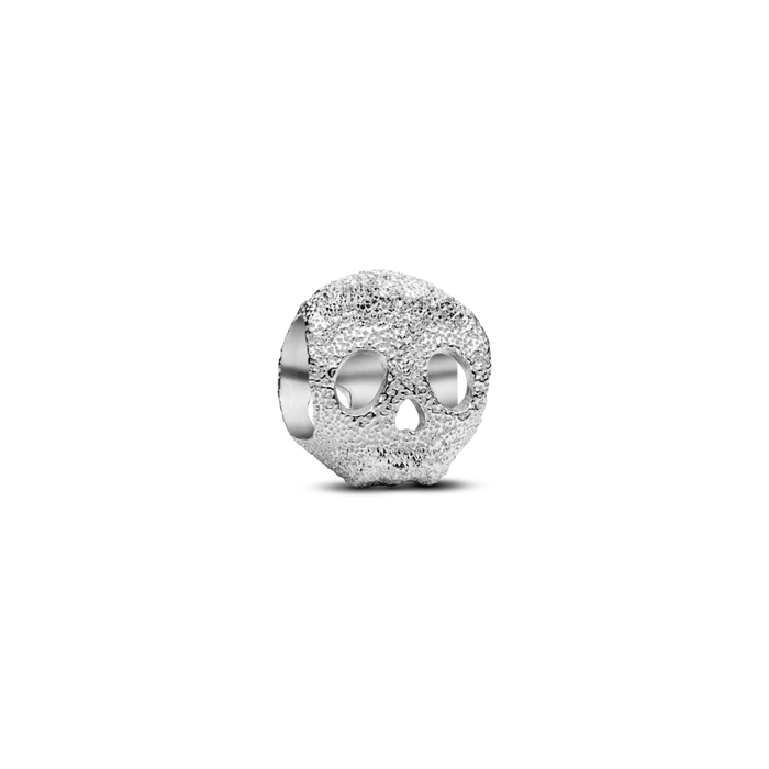 Pandora Textured Skull Mini Charm