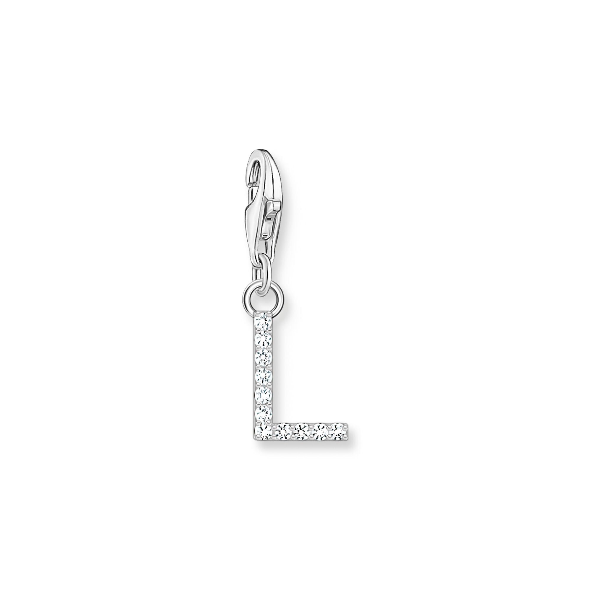 THOMAS SABO Charm Pendant Letter L Silver - Burrows Jewellers