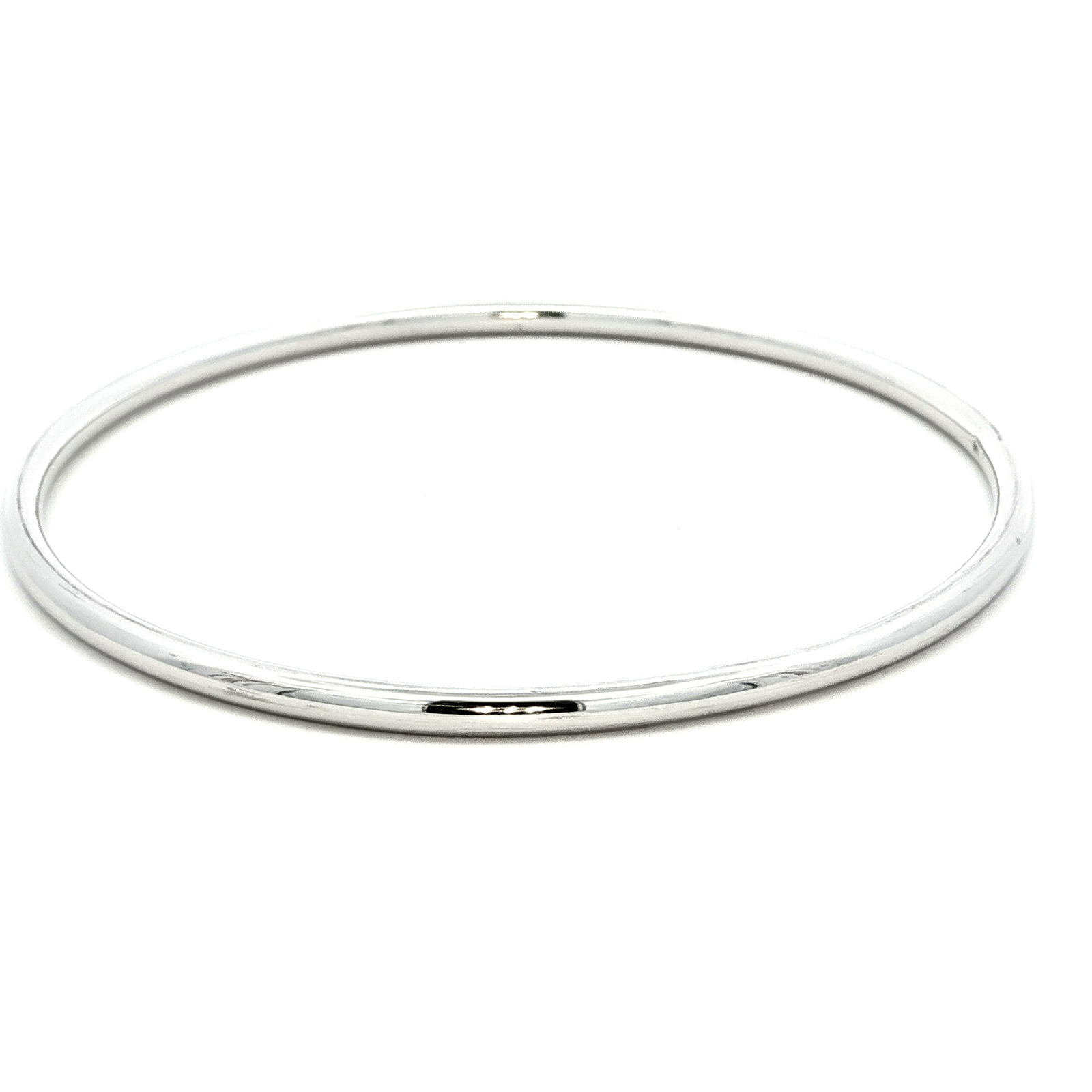 Golf Bangle in White Gold