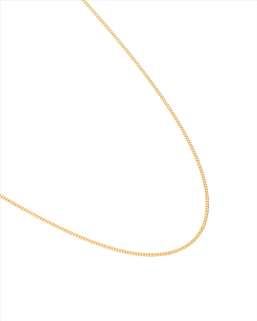 Kirstin Ash 18ct Gold Vermeil Bespoke Curb Chain 18-20