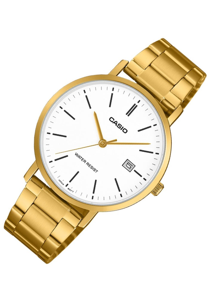Casio Analog Stainless Steel Strap Watch MTPVT05G-7E