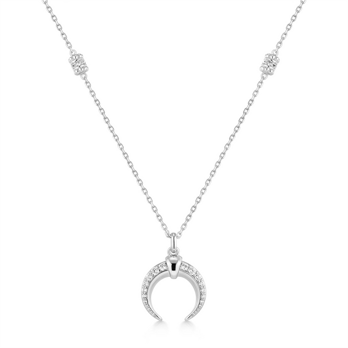 Ania Haie Silver Reversible Horn Necklace