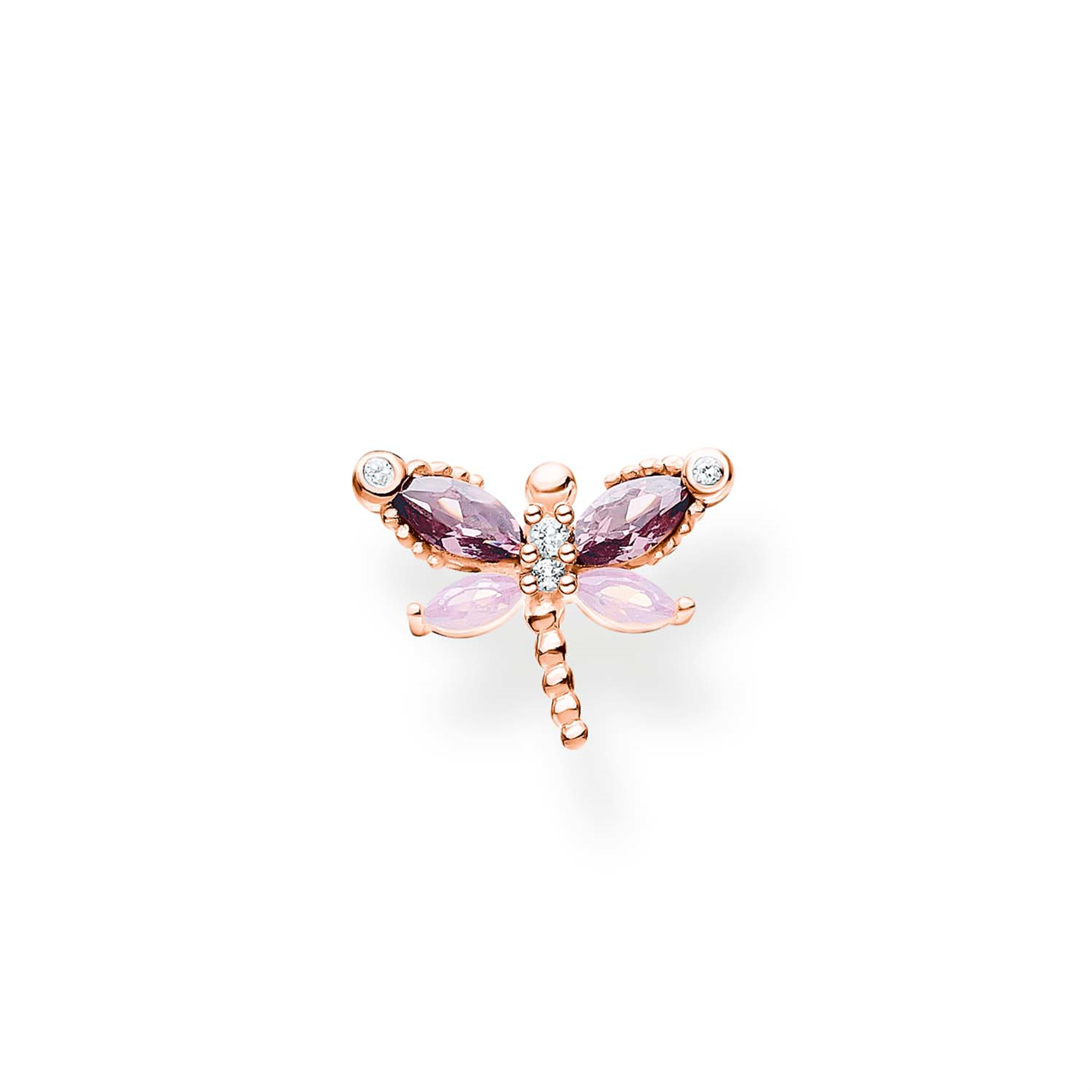 Thomas Sabo Rose Gold Dragonfly Single Ear Stud