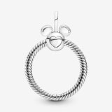 Disney Mickey Mouse sterling silver O pendant