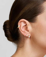 Ania Haie Organic Pebble Huggie Hoop Earrings