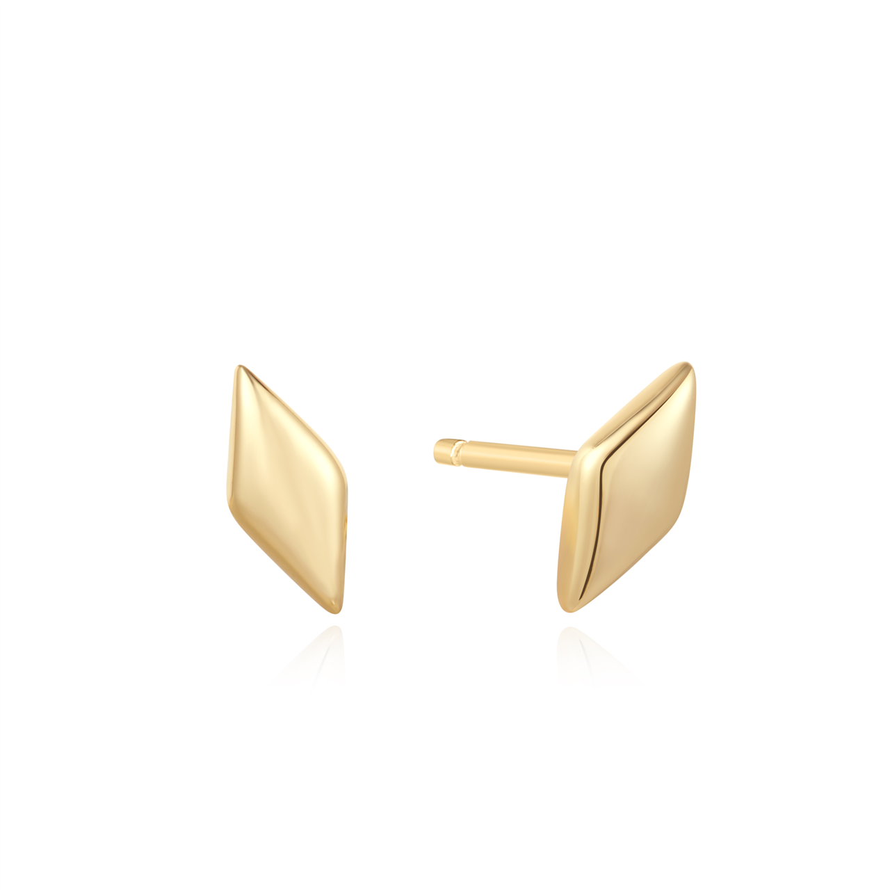 #4A DUSK SIL DIAMOND SHAPE STUDS