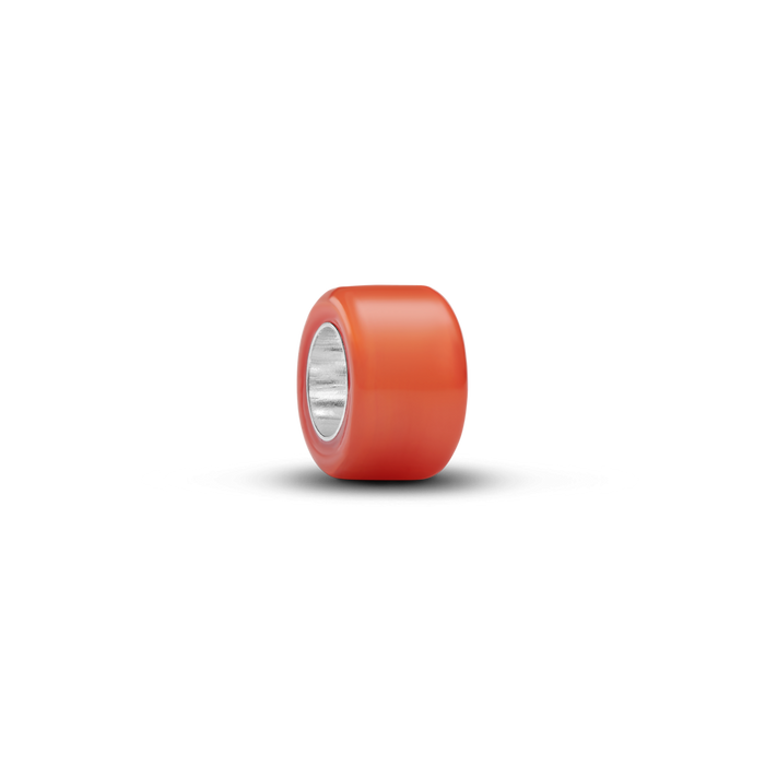 Pandora Orange Murano Glass Mini Charm