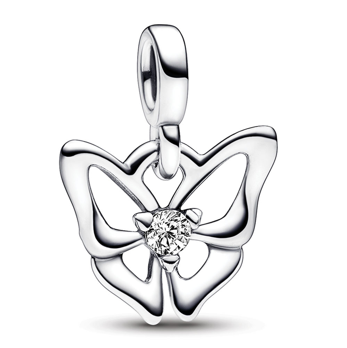 Pandora Butterfly Sterling Silver Mini Dangle