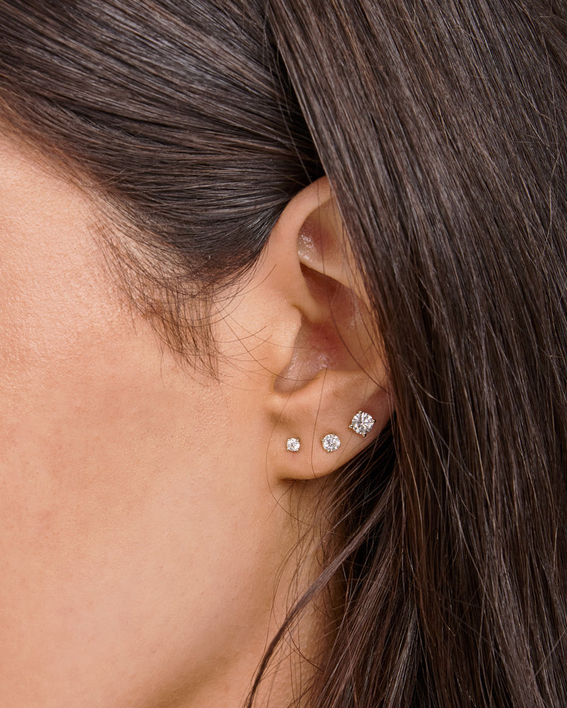 0.50ct Lab Grown Diamond Earrings in 9K White Gold