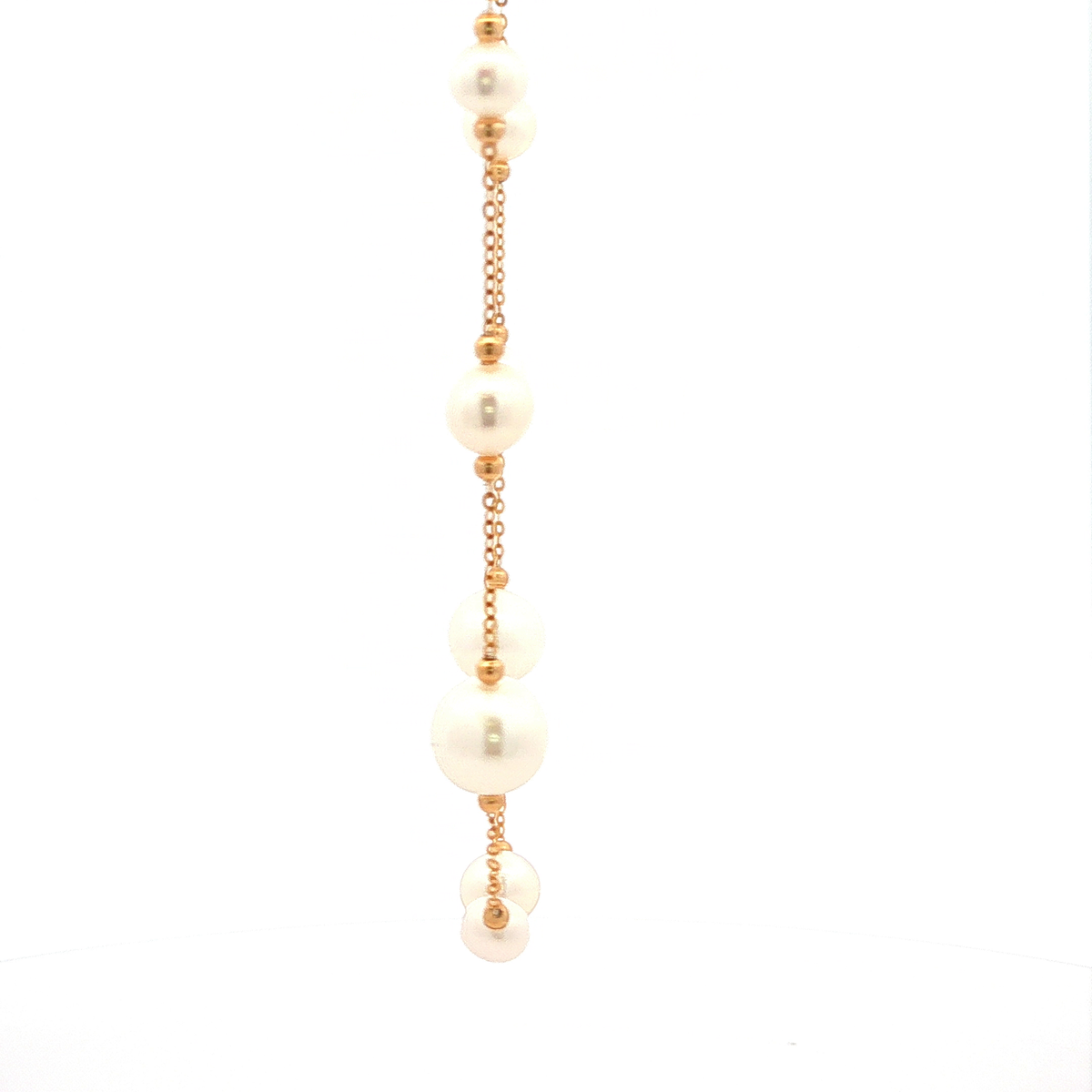 Ikecho Olivia Freshwater Pearl Necklace in Yellow Gold