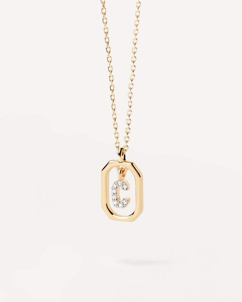 PdPaola Mini Letter Necklace